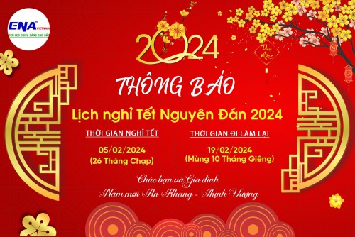 Thông báo lịch nghỉ Tết Nguyên Đán Giáp Thìn 2024