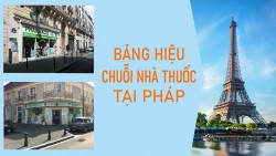 Bảng hiệu LED cho chuỗi nhà thuốc tại Pháp