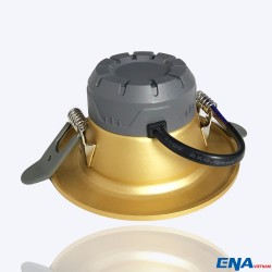 Đèn LED âm trần Downlight 5W mẫu DTG vỏ Vàng viền bạc thumb