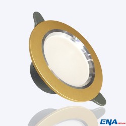 Đèn LED âm trần Downlight 5W mẫu DTG vỏ Vàng viền bạc thumb