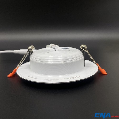 Đèn LED âm trần Downlight 7W phi90 mẫu DTF viền Bạc thumb