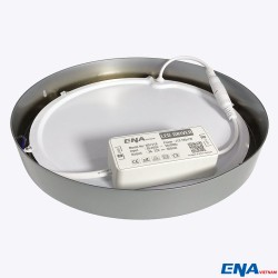 Đèn LED ốp trần tròn 18W 3 chế độ mẫu OTC vỏ Xám thumb