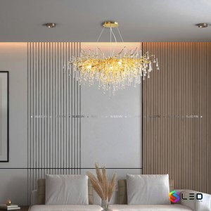 Đèn chùm pha lê cao cấp TPL05T800 (Thả tròn)