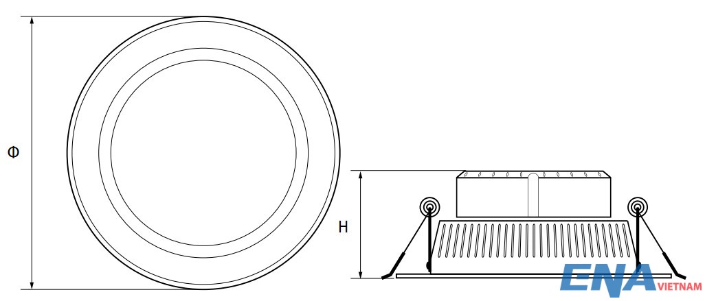 led downlight ca 6