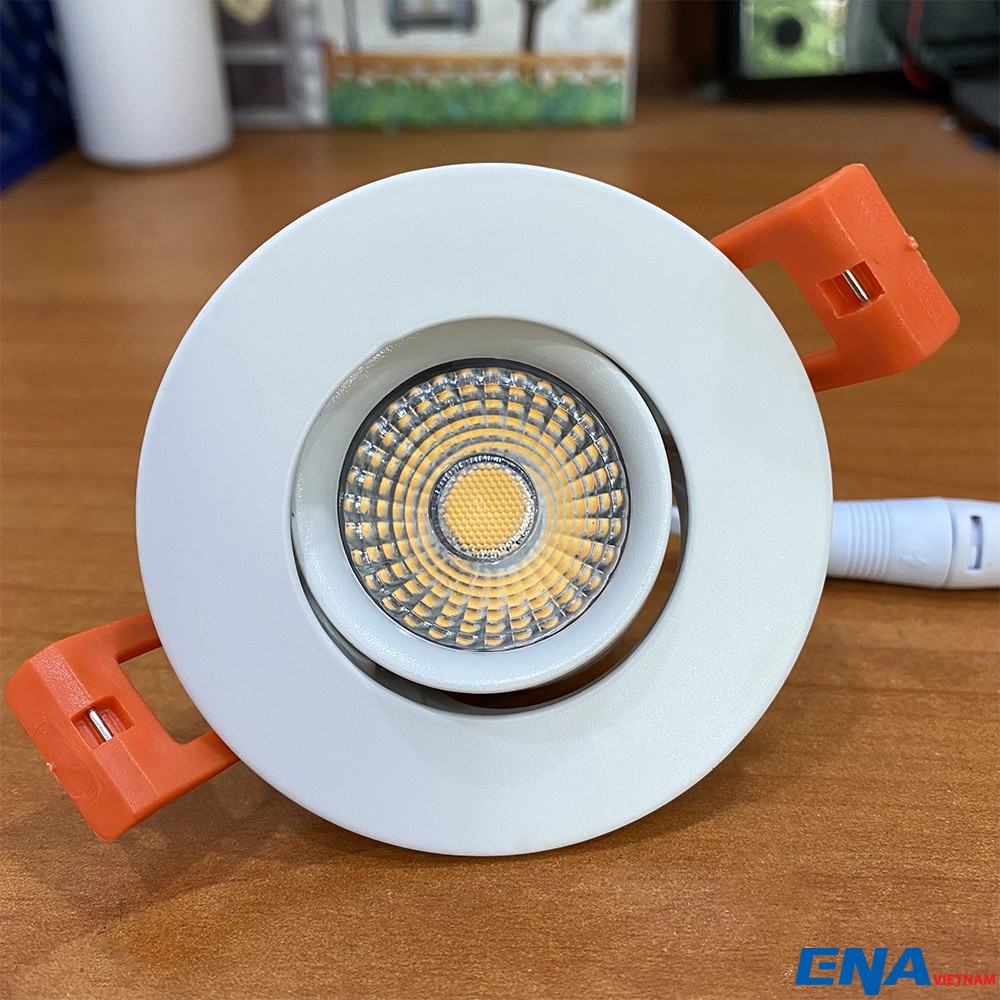 Đèn LED âm trần chỉnh hướng 5W phi50 mẫu DCE