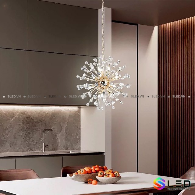 Đèn chùm pha lê cao cấp TPL101 VÀNG