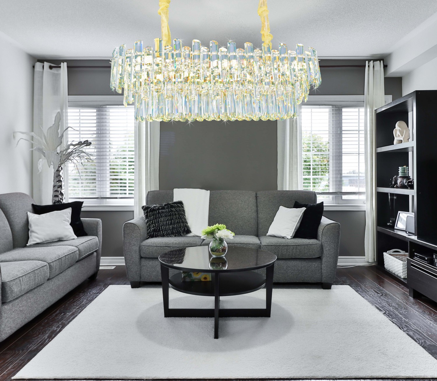 Đèn thả pha lê TPL8188N960