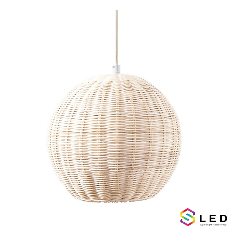 Đèn mây tre hình cầu size nhỏ