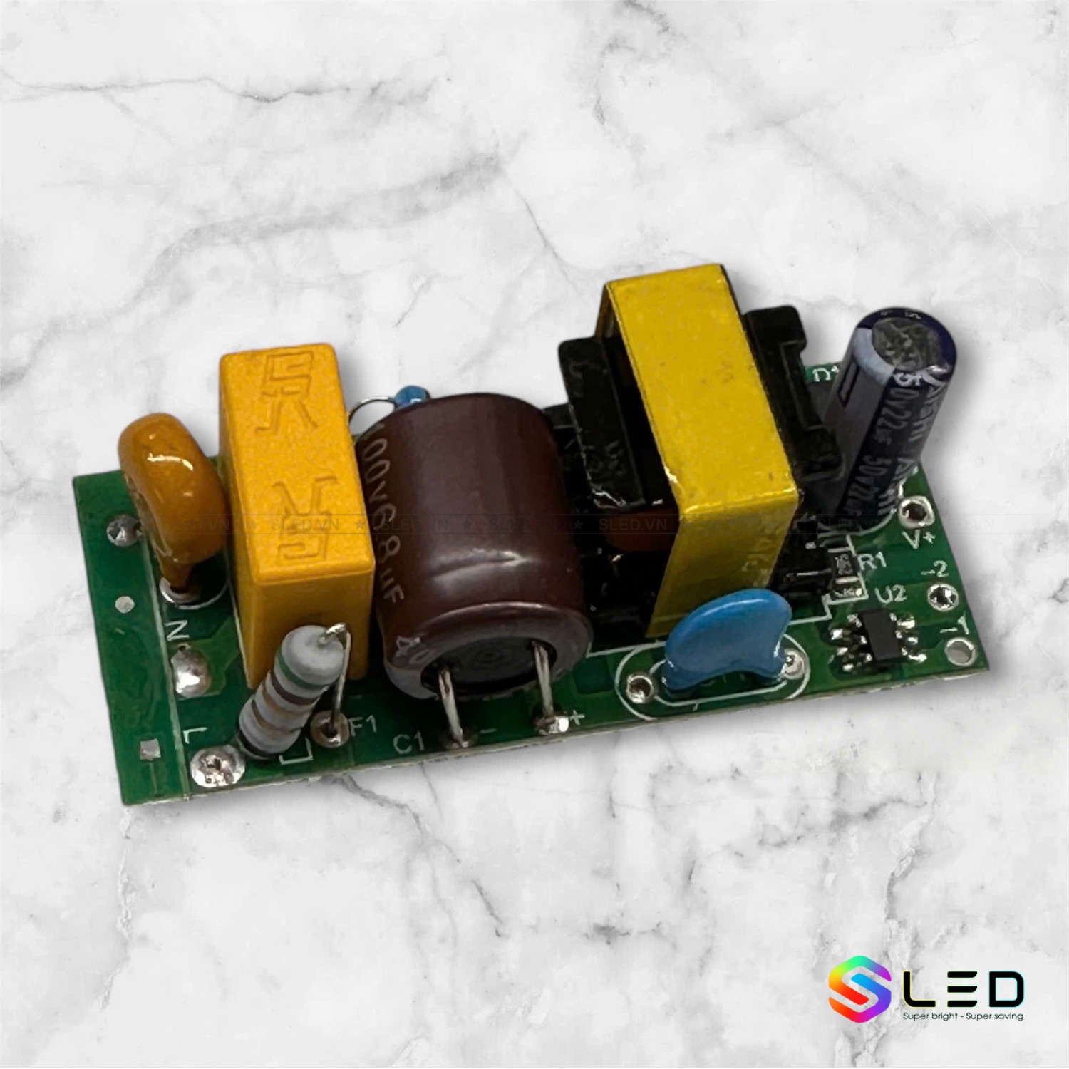 Nguồn đèn led 5w 3 màu cao cấp